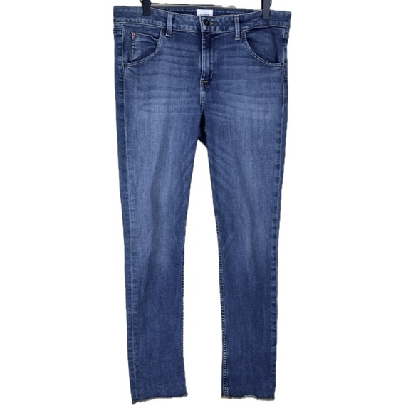 Hudson Jeans Women’s 31 Bacara Crop Straight Cuffed MONMARTRE Medium Wash - Picture 3 of 14